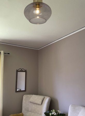 Bell taklampe Ø35 - messing/sotet