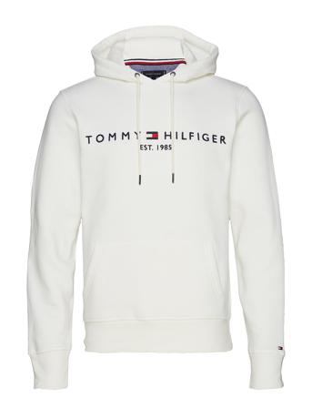 Tommy Logo Hoody Huppari Valkoinen Tommy Hilfiger