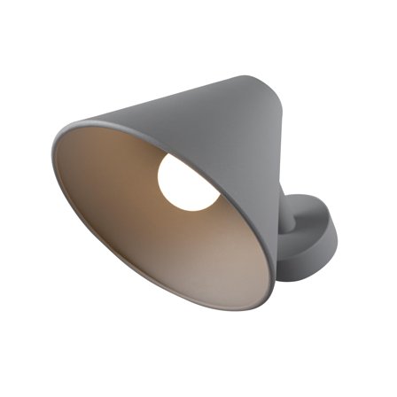 Hide-a-Lite Peak Veggarmatur E27, grå, Belysning