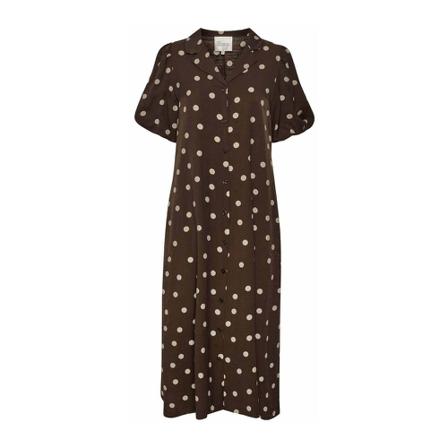 My Essential Wardrobe Shirt Kjole Brun, Dame