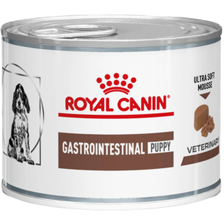 Royal Canin Veterinary Diets Dog - Gastrointestinal Puppy Mousse Våtfôr for hunder 12x195g - Hund - Hundefôr & hundemat - Veterinærfôr for hund - 