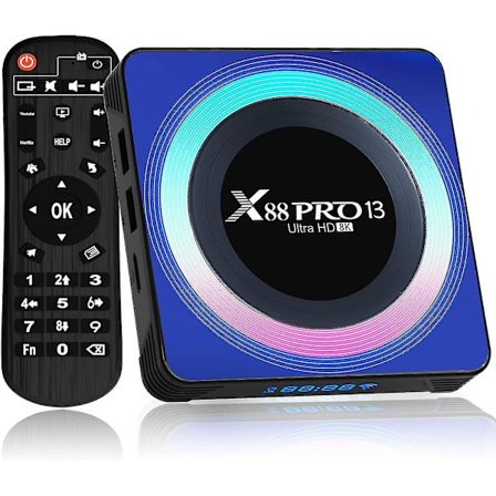 Android TV-box 13.0, 2023 senaste X88 Pro-13 Android TV-box 4 GB RAM 64 GB ROM Rk3528 Chipest 8k TV-box Stödjer Wifi6 2.4/5.8g Wifi Bt5.0 /3d /h.265 