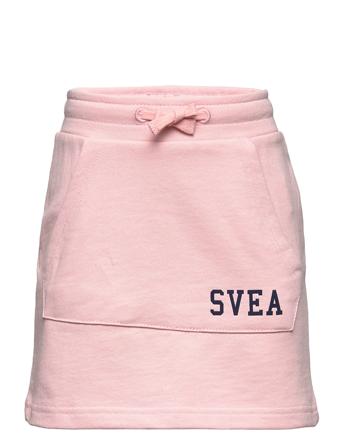 K. Logo Sweat Skirt Dresses & Skirts Skirts Short Skirts Vaaleanpunainen Svea