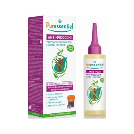 Puressentiel Lozione Anti-Pidocchi 100ml + Pettine