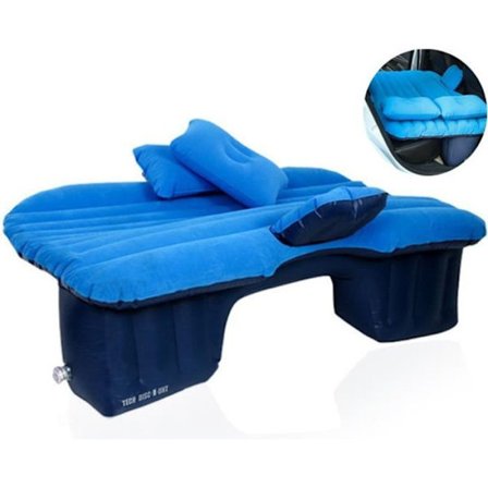 Oppustelig børnelys - TD - 1-2 pladser - Blå - 140x100cm - Praktisk til rejser
