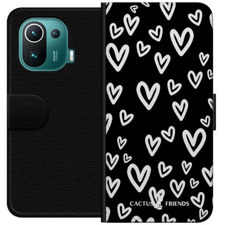 Yhteensopiva Lompakkokotelo Xiaomi Xiaomi Mi 11 Pro Cactus and Friends - Handdrawn Love Chaos