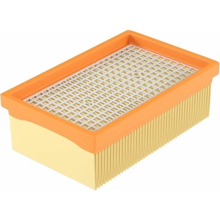 Tasainen laskostettu suodatin Kärcher MV4 MV5 MV6 WD4 WD5 WD6:lle kuten 2.863-