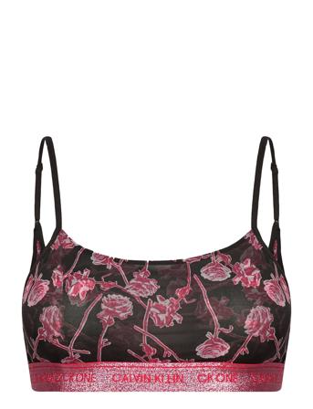 Unlined Bralette Patterned Calvin Klein