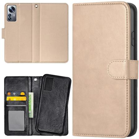 Xiaomi 12 Pro - Lompakkokotelo/Kuoret Beige