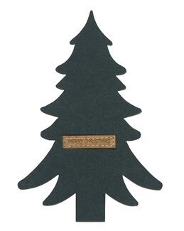 Bestickhållare Merry 4-pack - Grön - Jul - Fondaco