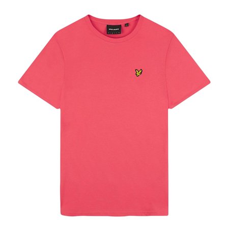 Lyle & Scott Herr Plain Crew Neck T-shirt S Rosa