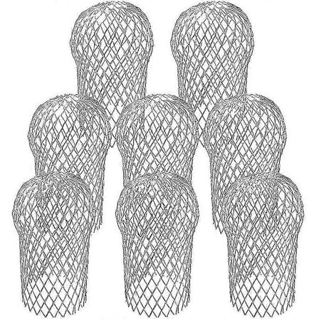 8 Pakke Takrenner Nedløpsrør Beskyttere, Takrennesil Nedløpsrørsbeskyttere for å Forebygge Blokkasje