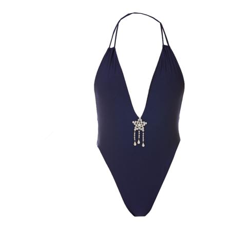 Alessandra Rich Sea clothing Blå, Dame Badedragt