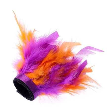 1 STK fjermanchetter Tyrkiet fjer Slap armbånd 6 6