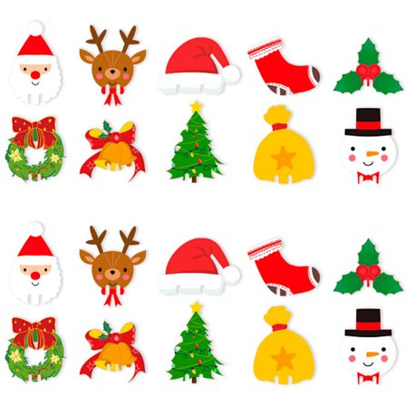 100 stycken Jul Vinglas Markörer, Vinglas Kort Dekoration, Jul Dryckes Identifierare, Jul Bar Party Dekorationer Tillbehör