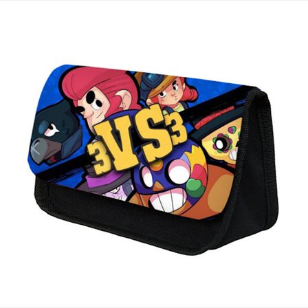 Vildmarksbråk penalhus til børn, dobbelt lag med stor kapacitet