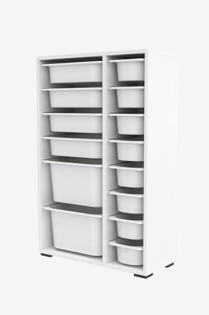 Hanah Home - Opbevaringsenhed Rine - Hvid - Hylder & opbevaring - Fra Homeroom