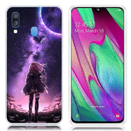Deco Samsung Galaxy A40 Cover - Stjernehimmel