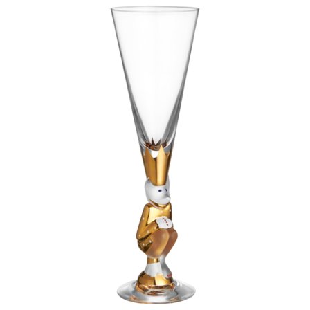 Orrefors Champagneglas The Sparkling Devil 19 cl, guld | KitchenOne