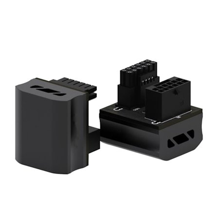 12VHPWR 180 Graders Vinklet Adapter 12+4pin GPU Strømstik 600W Pcie5.0