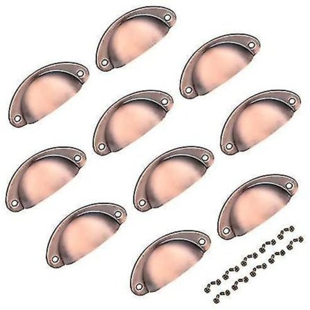 10 kpl Laatikon kaapin vedin 82x35 mm (ruusukulta)