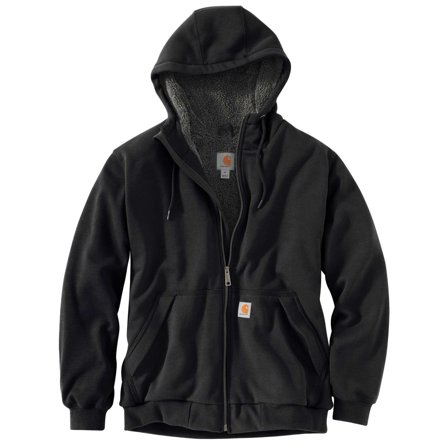 Carhartt Midweight Sherpa-Lined Sweatshirt Luvtröja Svart, Kläder