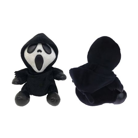 IC 17CM Plysbamse Ghostface Legetøj Tegneserie Spil Sort Ghostface Plysdyr P[HK],TH