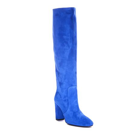 Via Roma 15 Over-knee Laarzen , Blauw , Dames , Maat: 38 EU Hoge & overknee laarzen