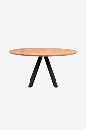 Rowico Home - Spisebord Carradale, diameter 150 cm - Natur - Spisebord - Fra Homeroom