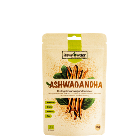 Rawpowder Ekologiskt Ashwagandhapulver 125 g