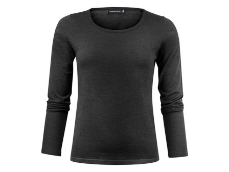 J. HARVEST & FROST Tröja merino J.HoF u-ring dam svart S - Lyreco - Yrkeskläder - Tröjor och Sweatshirts - Stickat