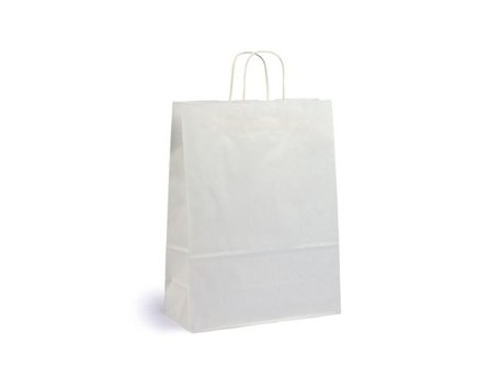 SOBER Bärkasse Medium vit 150/fp - Lyreco - Emballage och lagerutrustning - Bärkassar och Påsar - Bärkasse - Papper