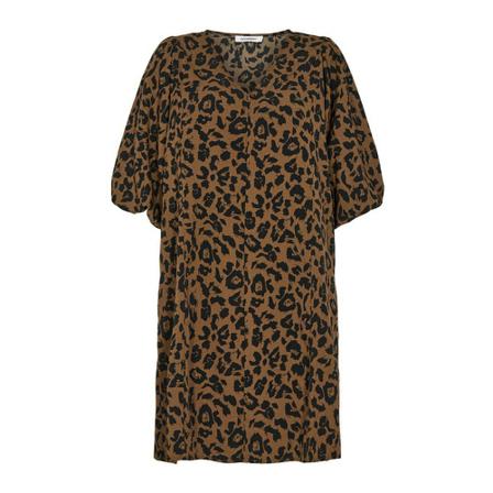 Co'Couture Savannah Animal Kjole 96221 Brun, Dame