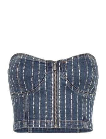 ABRAND | Academia Bustier Petra Diamante Mid Vintage Indigo | S