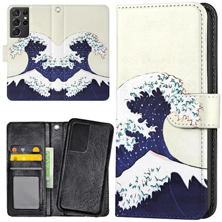 Samsung Galaxy S21 Ultra - Plånboksfodral/Skal Flodvåg