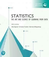Statistics: The Art and Science of Learning from Data, Global Edition, ISBN: 9781292444765