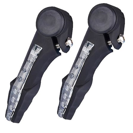 1 Par Styrlampa LED Blinkande Ljus Cykling Mountainbike Styrändes Nattsäkerhetsvarningslampa (Rött Ljus)