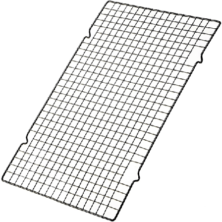 IC Heavy-Duty Bakplåtsgaller, Tjockt Stålkyl- och Bakställ - Ugns- och Grillsäkert Tjockt Trådkyl- och Bakställ