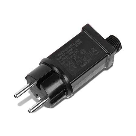 12V LED Strømforsyning, IP44 LED Transformer Lavspændings LED Adapter Driver til Julelys, Lysstreng