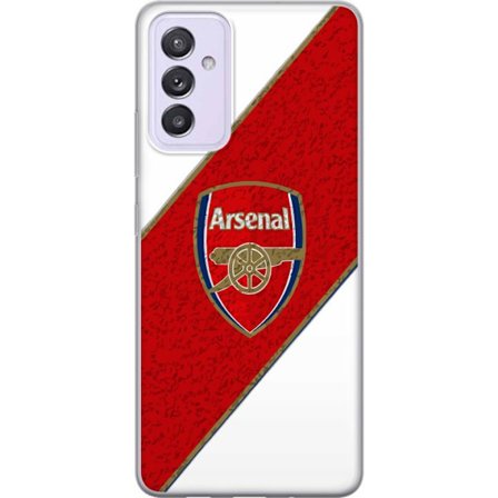 Kompatibelt Mobilskal till Samsung Samsung Galaxy A82 5G Moschino Toy teddybjörn med enkel tecknad design, brun björn med vit tröja och tydlig logo