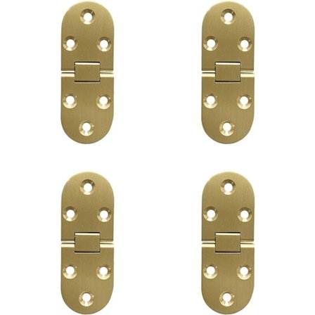 4 st 80*30*2,0 mm tjocklek 180 graders koppar gångjärn dold gångjärn för vikbord möbler skåpdörr, för hemmet