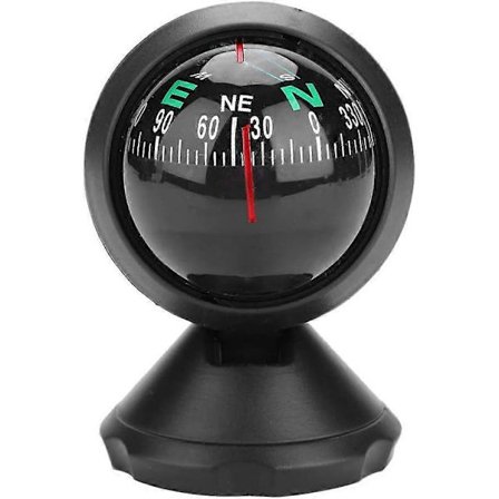 Merikompassi, musta elektroninen säädettävä sotilaallinen pimeänäkökompassipallo, sopii meriajoneuvoihin ja autoihin