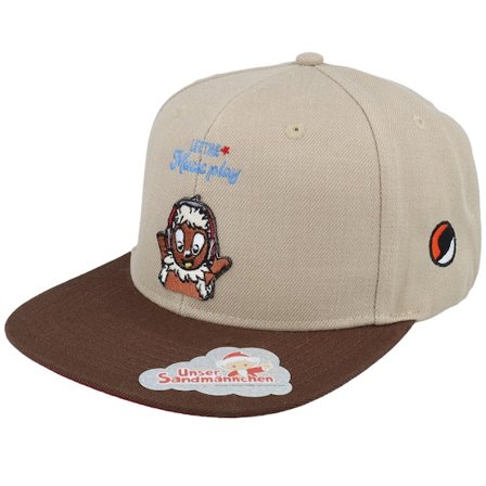 Unser Sandmännchen - Bege snapback Boné - Pittiplatsch music Play Khaki/Brown/Snapback Snapback @ Hatstore