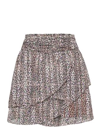 Gwen Printed Mini Skirt Kort Nederdel Multi/mønstret Dante6