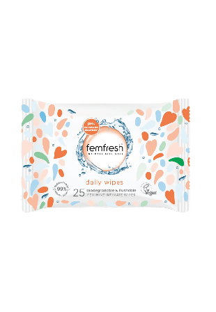 Femfresh Daily Wipes Intim Unisex 25 PCS