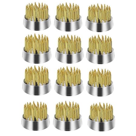 12 kpl Kukka Sammakko, Kenzan Neula Sammakko Pyöreä Messinki Kukkateline, Kukka Sammakot Asetelmiin Maljakkoon, Kukka Kiinnitystyökalut