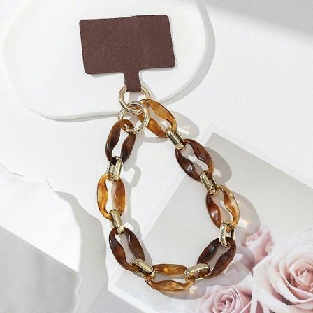 34cm+4cm Akryl Mobiltelefon Håndledsrem Stilfuld Telefon Charm Rem Snor -(h})