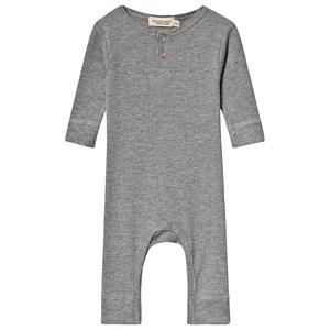 Kids - MarMar Copenhagen Gray Melange One-piece 6 Months/ 68 cm - All in ones - 6 months -