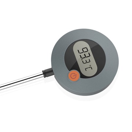Kjøkkentermometer, digitalt termometer med magnet for grilling, BBQ, biff, brød, kake, røykovn og væsker