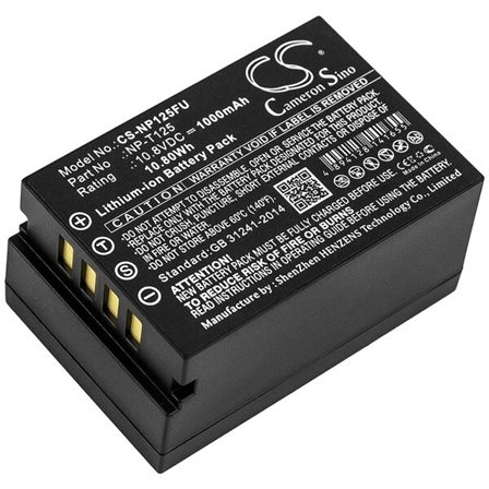 Batteri til kamera til Fujifilm mellemformat GFX, GFX 50S
